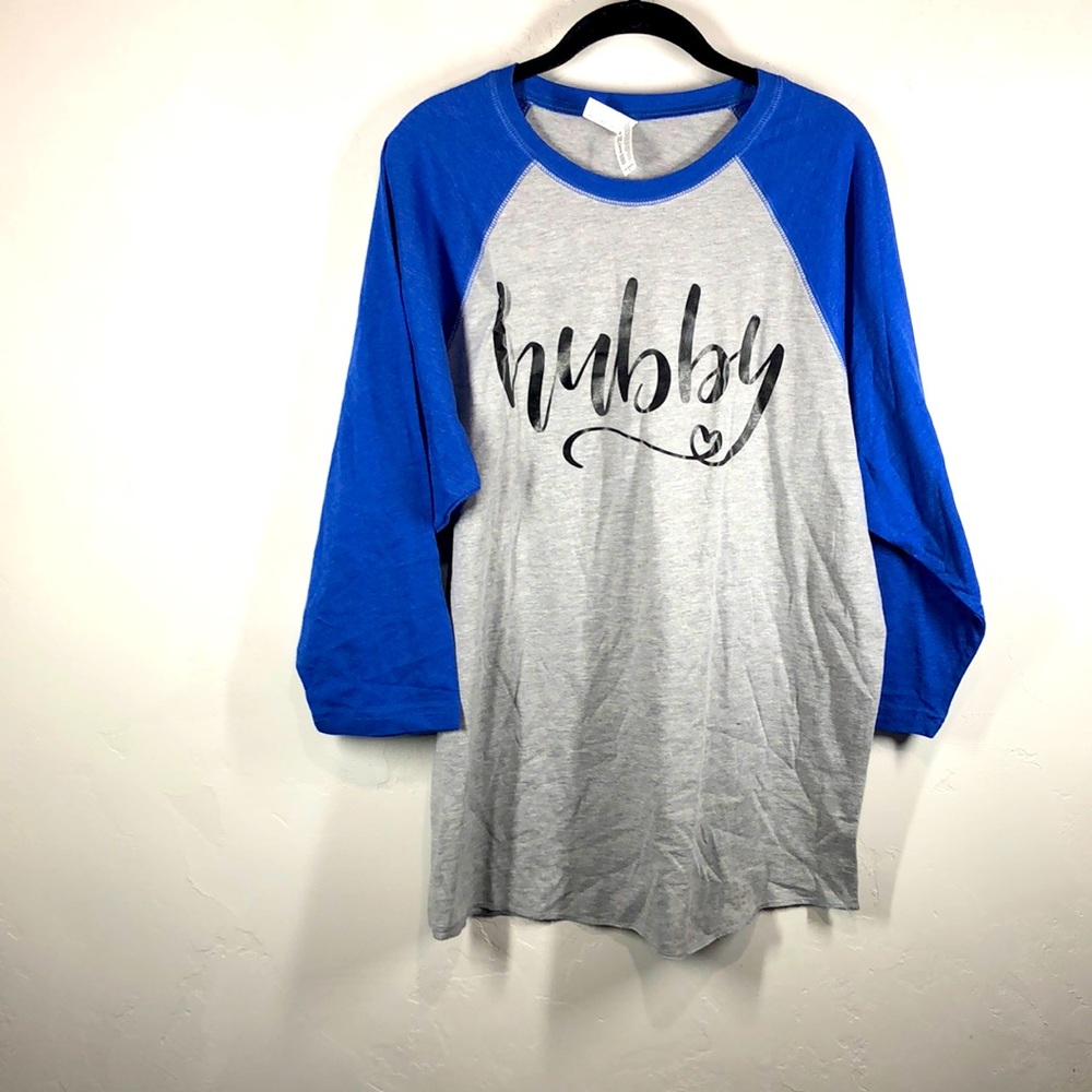 Live and Tell Hubby baseball tee size large